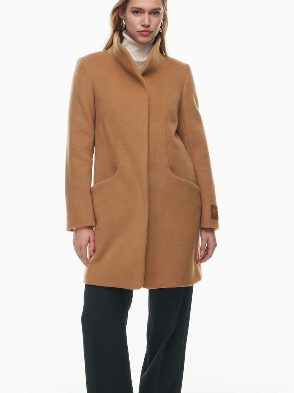 Wilfred Cocoon Coat - Camel Brown